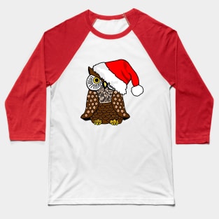 Christmas Owl Baseball T-Shirt